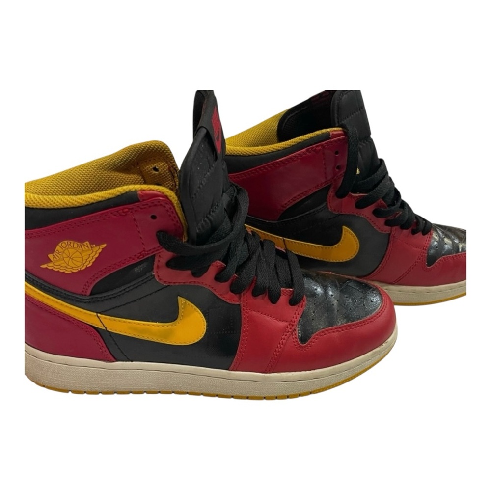 Size 5.5Y Jordan 1 Retro High OG Highlight Reel Red Yellow 2013